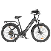 Electric Bike ESKUTE Polluno Plus - 250W Motor 36V20AH Battery 28 Inch Tires Mechanical Disc Brake - Black